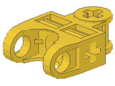 Lego Technic Achsverbinder (32174) gelb