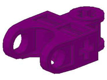 Lego Technic Axle Connector (32174) purple