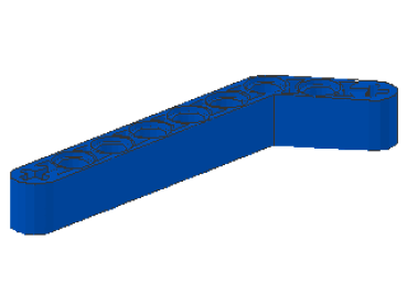 Lego Technic Liftarm 1 x 9 (32271) verbogen, blau