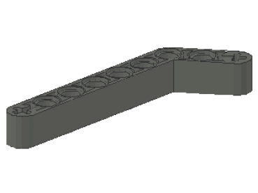 Lego Technic Liftarm 1 x 9 (32271) verbogen, dunkel bläulich grau