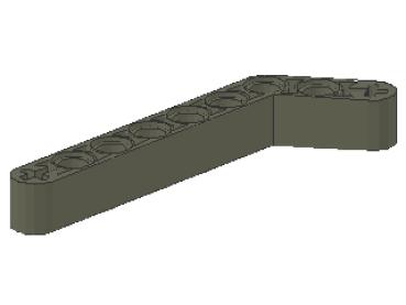 Lego Technic Liftarm 1 x 9 (32271) verbogen, dunkel grau