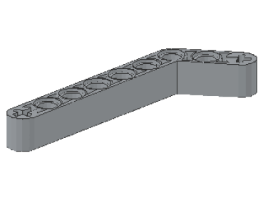 Lego Technic Liftarm 1 x 9 (32271) verbogen, hell bläulich grau
