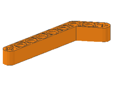 Lego Technic Liftarm 1 x 9 (32271) verbogen, orange