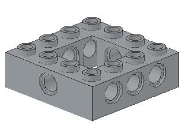 Lego Technic Stein 4 x 4 (32324) hell bläulich grau NEU
