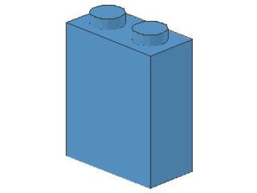 Lego Brick 1 x 2 x 2 (3245b) medium blue