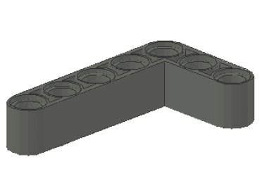 Lego Technic Liftarm 3 x 5 (32526) L-Form, dunkel bläulich grau
