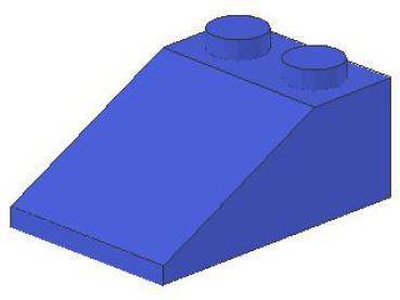 Lego Slope Stone 33° 3 x 2 x 1 (3298) blue violet NEW