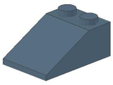 Lego Slope Stone 33° 3 x 2 x 1 (3298) sand blue