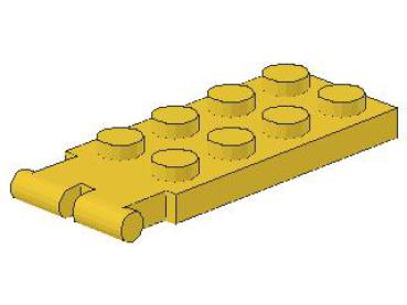 Lego Hinge Plate 2 x 4 (3315) yellow