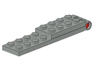 Lego Hinge Plate 2 x 8 (3324c01) Small Hole, light gray