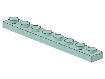Lego Platte 1 x 8 (3460) aqua