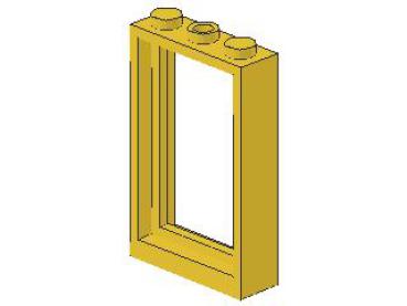 Lego Door Frame 1 x 3 x 4 (3579) yellow