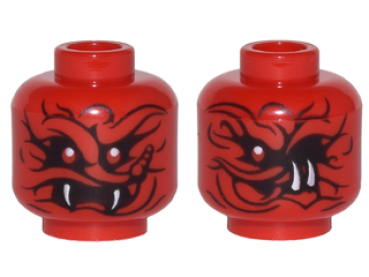 Lego Minifigure Head (3626pb1754)