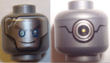 Lego Minifigure Head (3626pb1809)