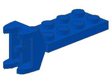 Lego Hinge Plate 2 x 4 (3640) blue