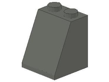 Lego Slope Stone 65° 2 x 2 x 2 (3678b) dark bluish gray