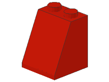 Lego Slope Stone 65° 2 x 2 x 2 (3678b) red