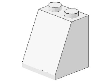 Lego Slope Stone 65° 2 x 2 x 2 (3678b) white