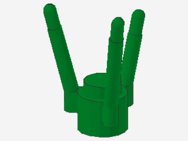 Lego Flower Stem (3741) green