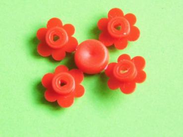 Lego Flower, small (3742c01) red