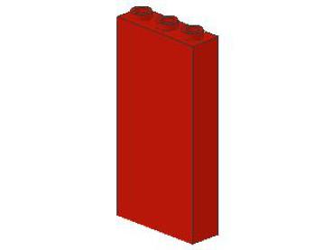 Lego Brick 1 x 3 x 5 (3755) red