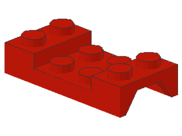 Lego Kotflügel 2 x 4 (3788) rot
