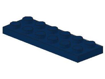 Lego PLatte 2 x 6 (3795) dunkel blau