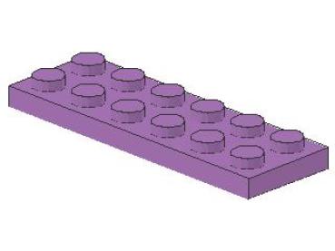 Lego Platte 2 x 6 (3795) mittel lavendel