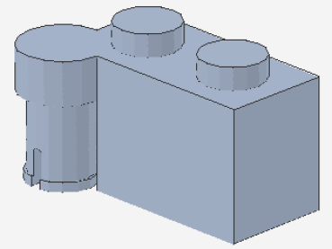 Lego Scharnier Stein 1 x 4 (3830) hell violett