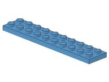 Lego Platte 2 x 10 (3832) mittel blau