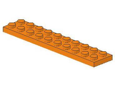 Lego Platte 2 x 10 (3832) orange