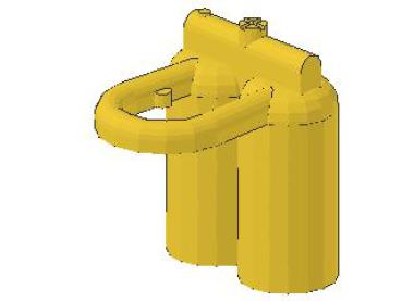 Lego Minifigure Air Tanks, yellow