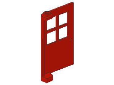 Lego Door 1 x 4 x 5 (3861) red