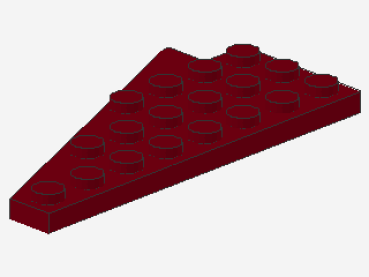 Lego Keilplatte 8 x 4 (3934) dunkel rot