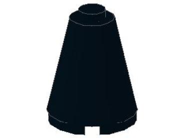 Lego Cone 2 x 2 x 2 (3942a) black