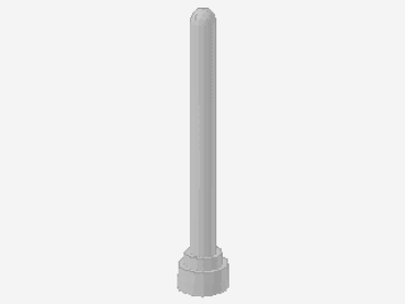 Lego Antenne 4H (3957) chrom silber