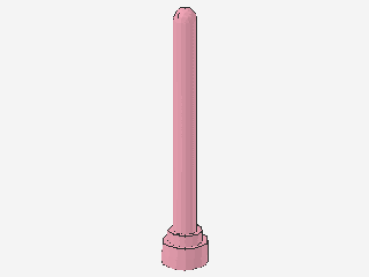 Lego Antenna 4H (3957) pink