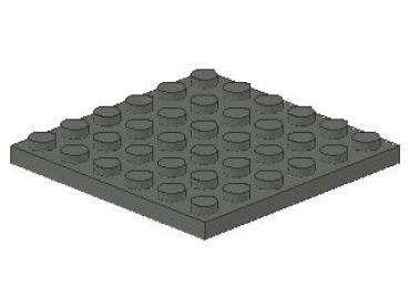 Lego Platte 6 x 6 (3958) dunkel bläulichgrau