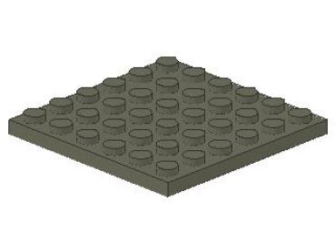 Lego Platte 6 x 6 (3958) dunkel grau
