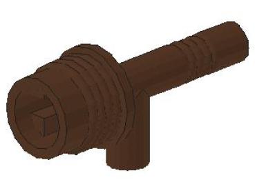 Lego Minifigur Space Gun / Fackel (3959) braun