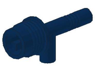 Lego Minifigur Space Gun / Fackel (3959) dunkel blau