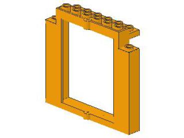 Lego Door Frame 2 x 8 x 6 (40253) medium orange