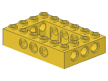 Lego Technic Brick 4 x 6 (32531 / 40344) yellow