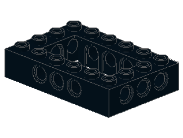 Lego Technic Brick 4 x 6 (32531 / 40344) black