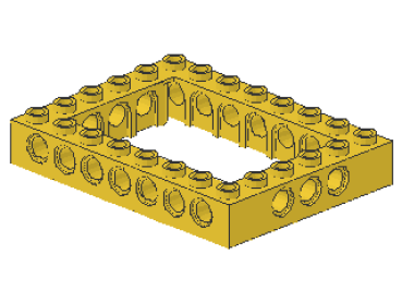 Lego Technic Stein 6 x 8 (32532 / 40345) gelb