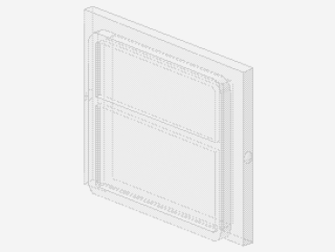 Lego Glas für Zugfenster (4034) transparent