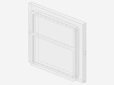 Lego Glass for Train Window (4034) transparent