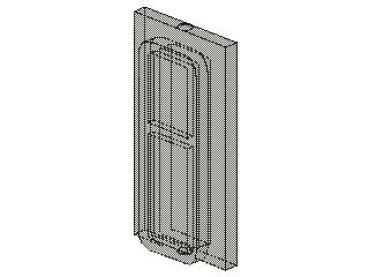 Lego Glass for Train Window (4036) transparent black