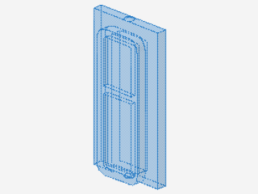 Lego Glass for Train Window (4036) transparent light blue