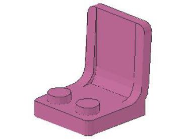 Lego Minifigur Sitz (4079) dunkel pink